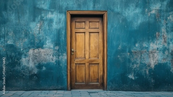 Fototapeta Building trust through strong branding elements in business environments often begins with access points like doors