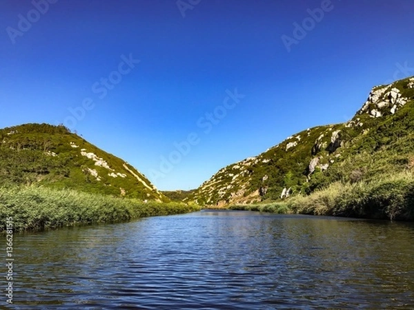 Obraz mountain landscape with lake