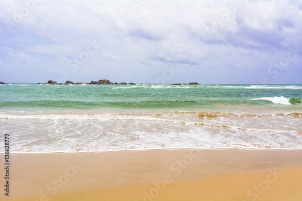 Fototapeta スリランカ南部の黄金海岸