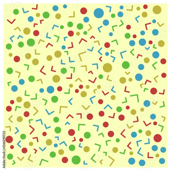 Fototapeta seamless geometric pattern, seamless pattern with colorful circles