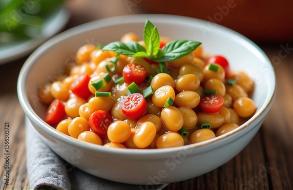 Fototapeta Canned Or Dried Beans Can Be Added To A Variety Of Casseroles For Extra Protein And Texture.