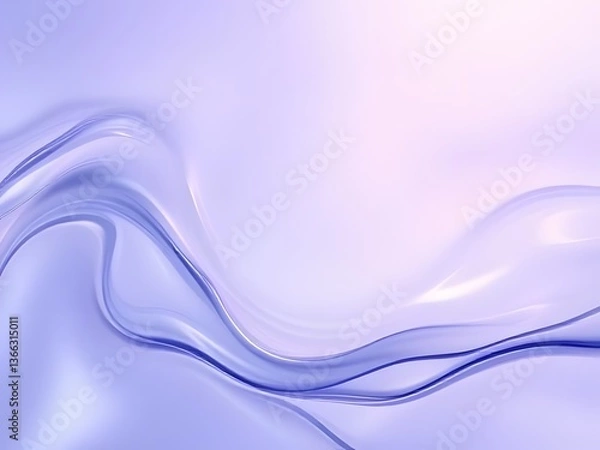 Fototapeta Modern colorful transparent fluid background, fluid neon wave curve glossy effect generative ai