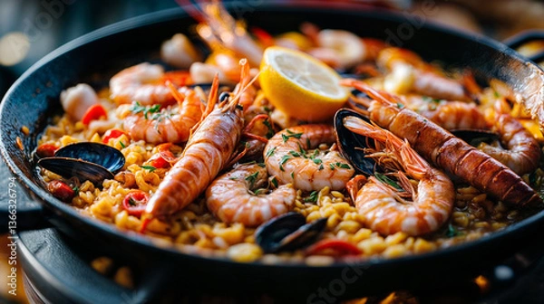 Obraz Spanish Paella