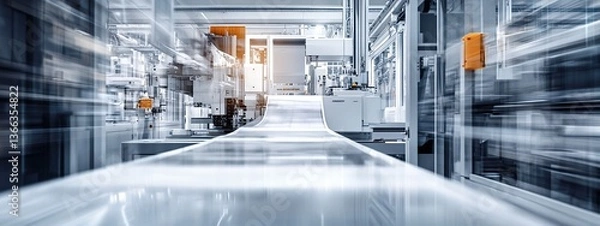 Obraz Large format printing machine in operation printing banners