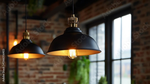 Fototapeta Vintage Glow: Retro Lighting Décor for Timeless Spaces

