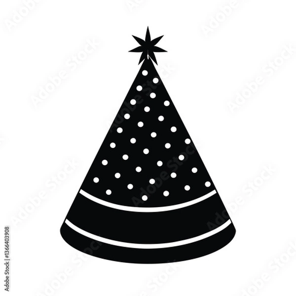 Fototapeta christmas tree with red ribbon