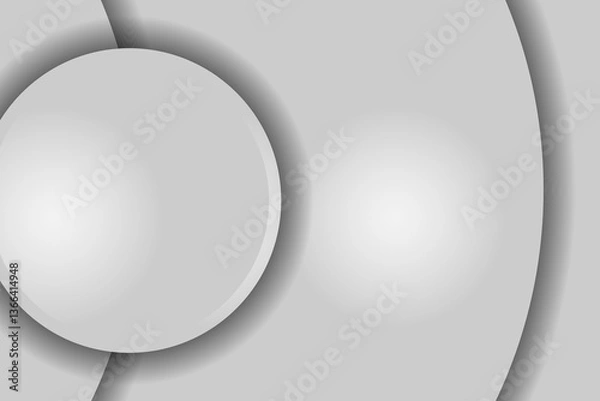 Fototapeta Abstract layered circles background