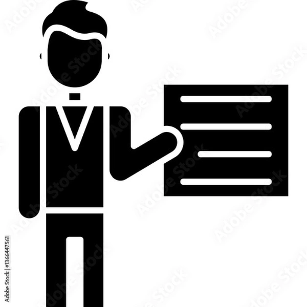 Fototapeta Training Icon