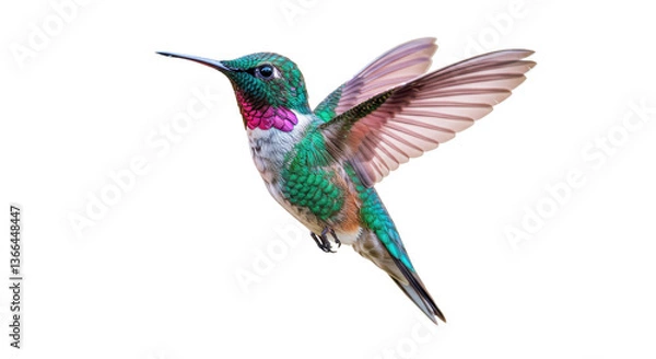 Obraz Isolated Hummingbird in Flight