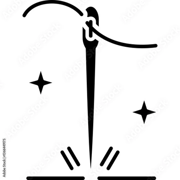 Fototapeta Needle Icon