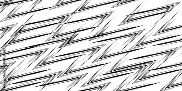 Obraz Abstract background with various sharp, zigzag and lightning pattern