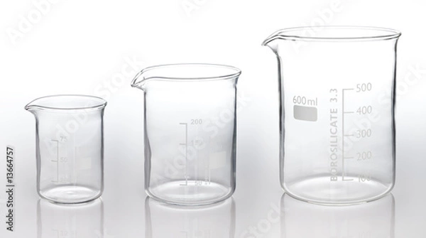 Fototapeta Three measurement glassess