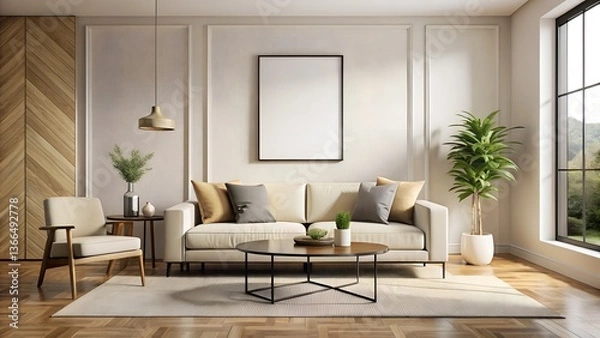 Fototapeta Minimal Elegance: A Timeless Aesthetic for Modern Creativity