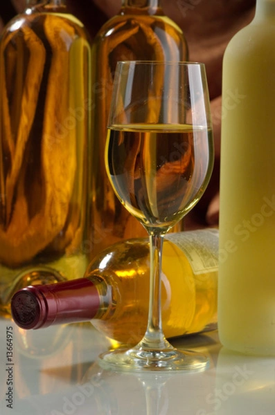 Obraz White wine