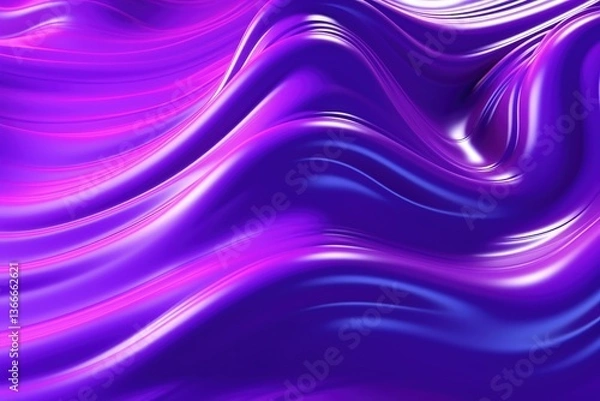 Fototapeta Purple flowing shiny texture, use for background, backdrop, fabric, wave and beauty concepts