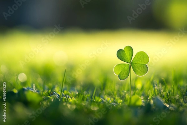 Fototapeta four leaf clover
