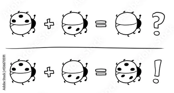 Obraz Biedronka - zrób matematykę