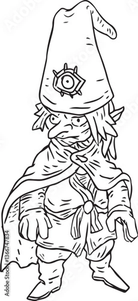 Fototapeta goblin wizard 