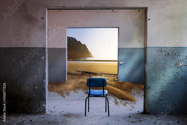 Obraz Surrealer und verträumter Strandblick