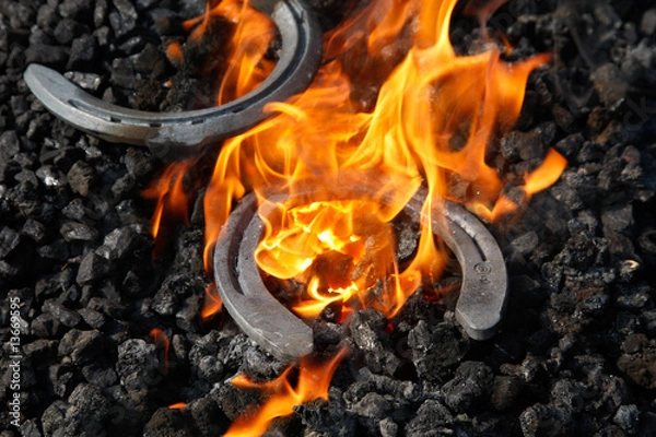 Obraz Eisen im Feuer