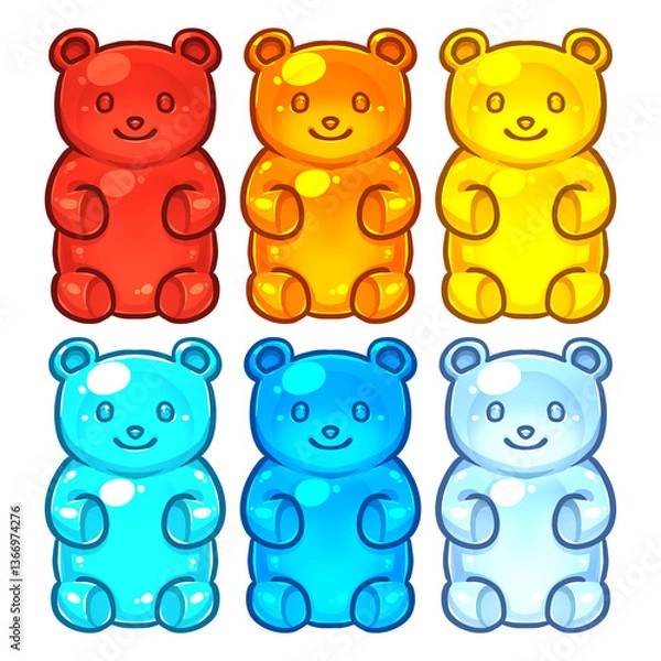 Fototapeta 구미 베어 세트