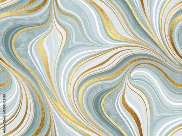 Fototapeta Seamless Abstract Design Modern Aesthetic in a Creative Studio Close-Up