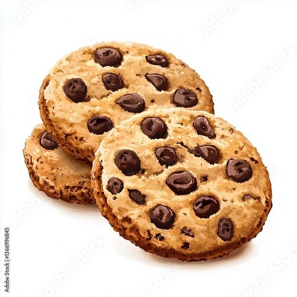 Fototapeta chocolate chip cookies