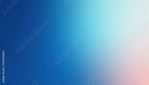Fototapeta Ombre background with navy blue to pale blue gradient, design project, elegant