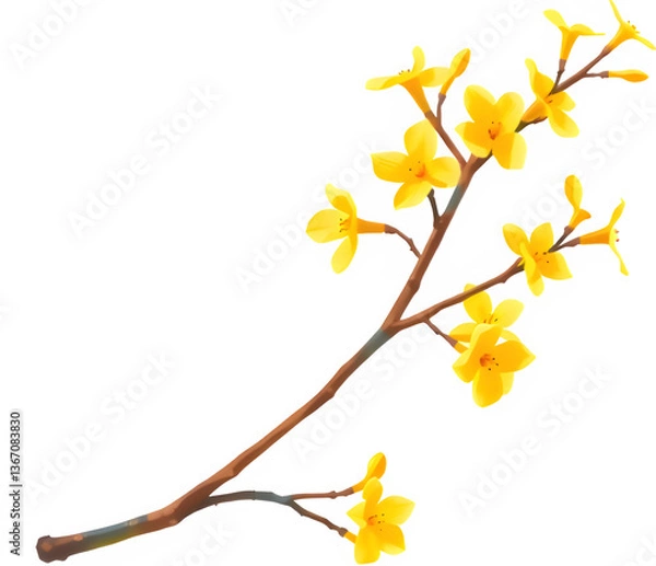 Obraz 봄날의개나리