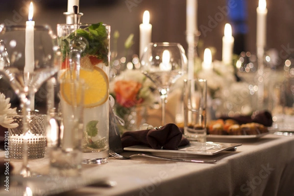 Obraz Свадебный стол