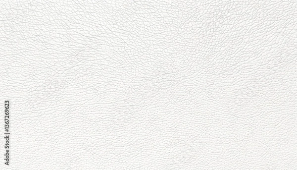 Obraz White leather texture for background.