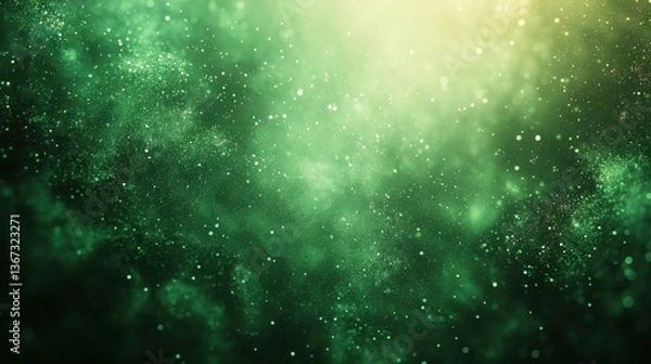 Obraz grainy green gradient abstract background with noise