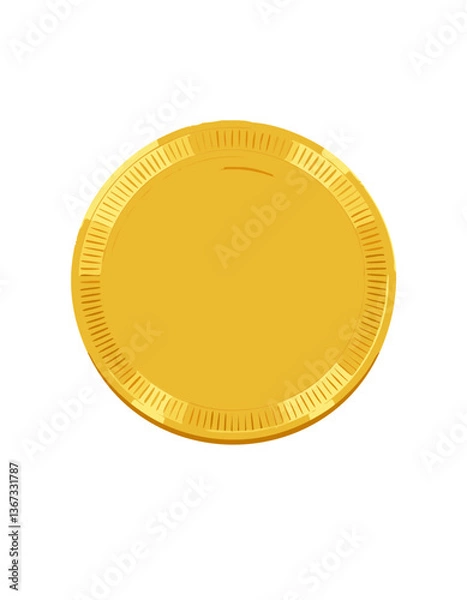 Obraz gold coin isolated
