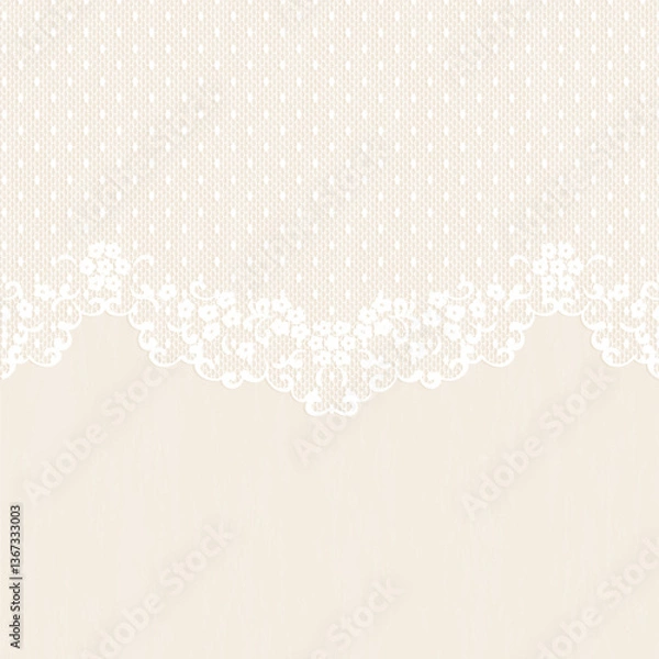 Fototapeta アンティーク風レースの背景ベクターイラスト

