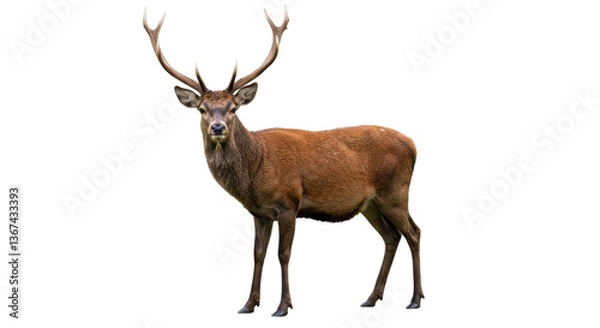 Obraz Isolated Red Deer