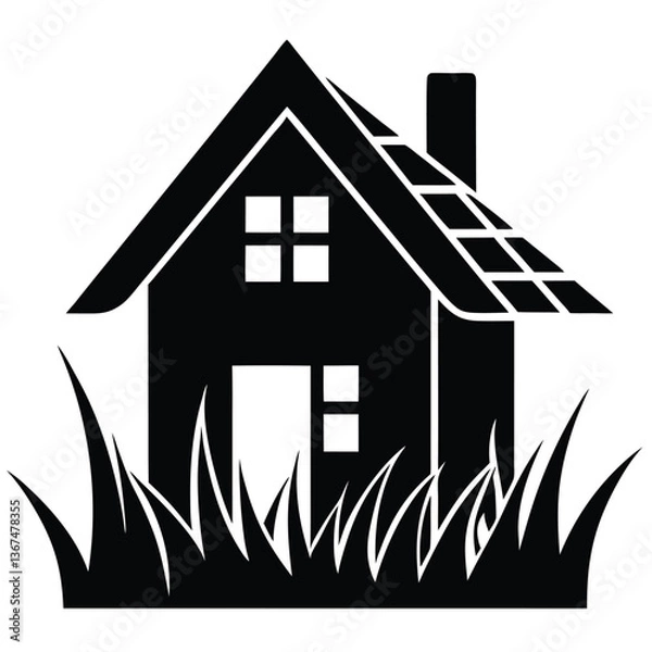 Obraz Home logo vector illustration