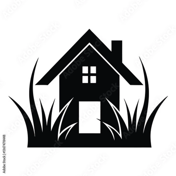 Obraz Home logo vector illustration