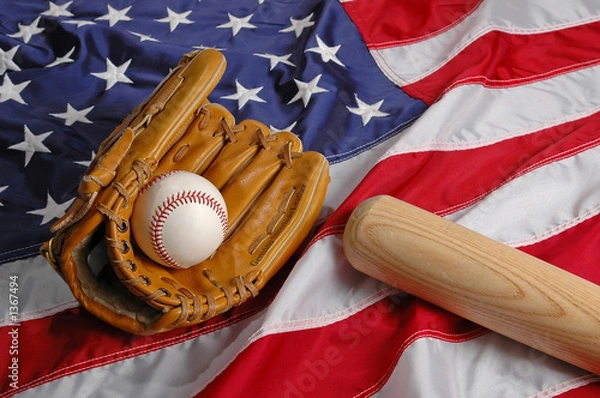 Fototapeta baseball w Ameryce