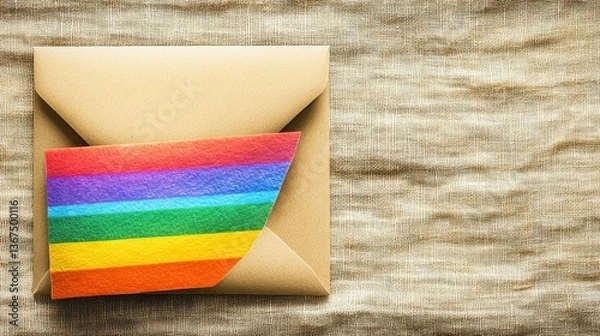 Fototapeta Elegant Pride Month Card