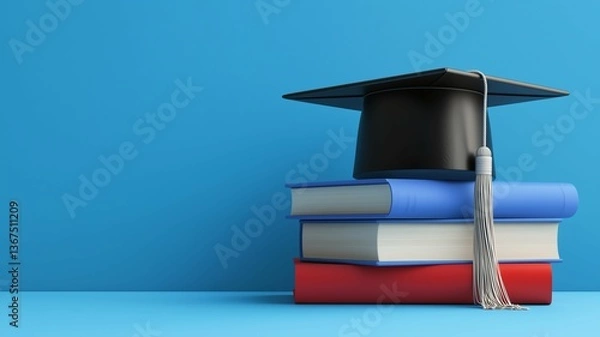 Fototapeta 知識を積み重ねるイメージ画像