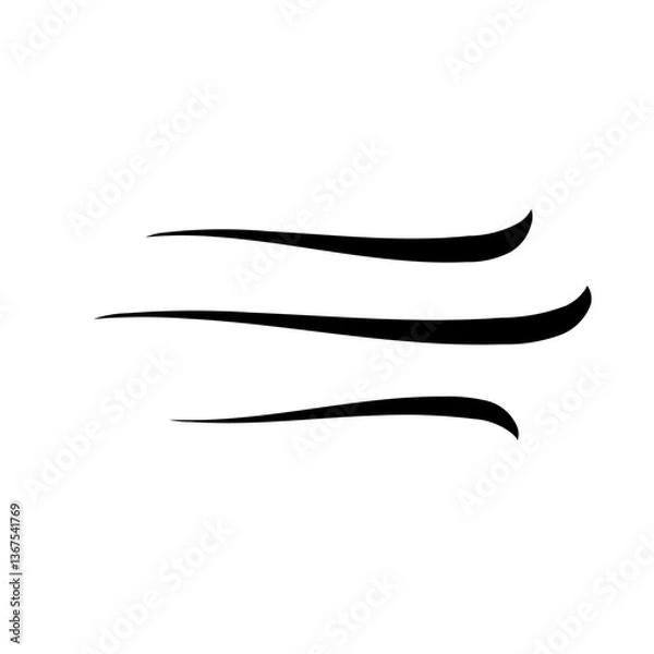 Fototapeta wind breeze solid icon