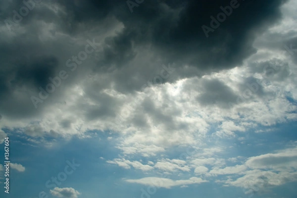 Obraz storm clouds sky