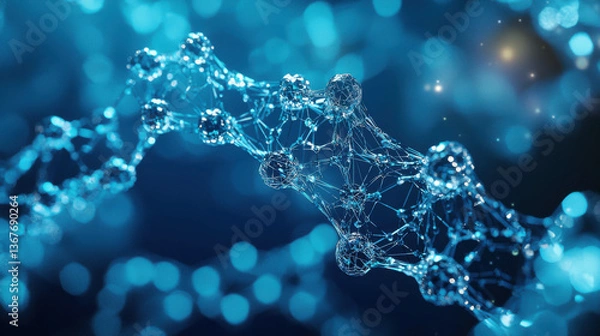 Fototapeta Nanoscale biosensor chip