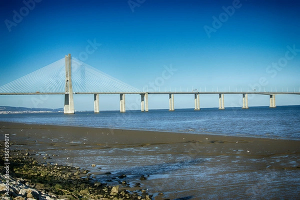 Obraz Vasco da Gama bridge, Lisbon