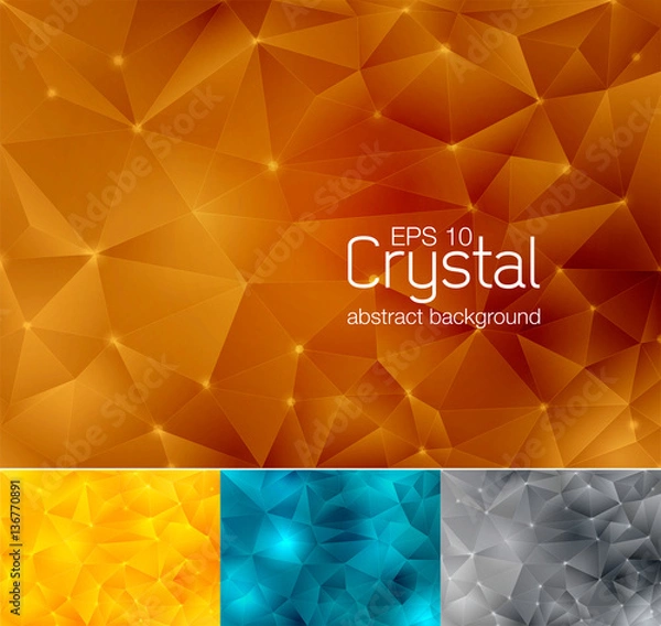 Fototapeta Crystal abstract background