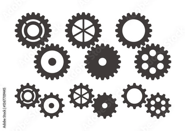 Fototapeta 歯車セット