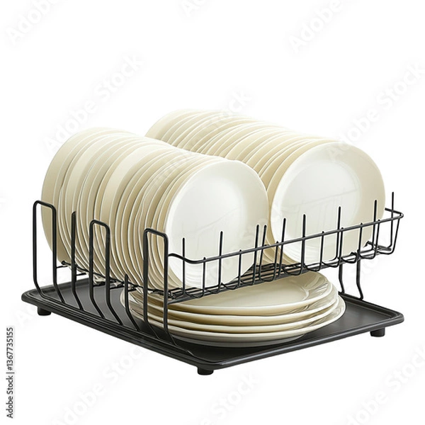 Fototapeta Practical dish rack png functional dish rack png modern dish rack png efficient dish rack png durable dish rack png transparent background image
