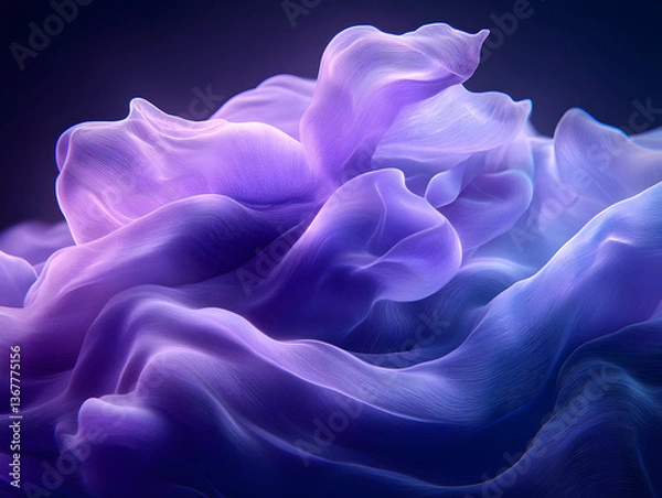 Obraz blue silk background