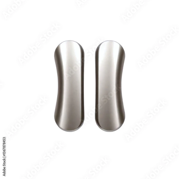 Obraz exclamation mark on white background