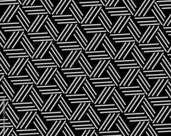 Fototapeta seamless geometric pattern with triangles
